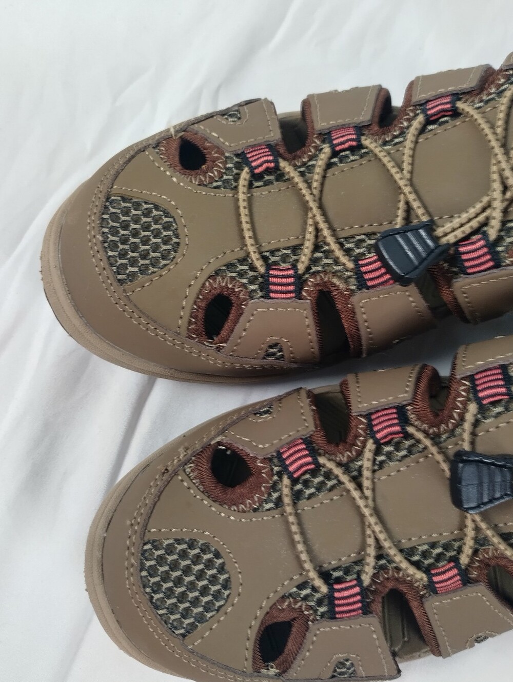 Eddie Bauer Blakely Women's Size 7 Closed Toe Hiking Water Shoes Brown Leather - Picture 4 of 11